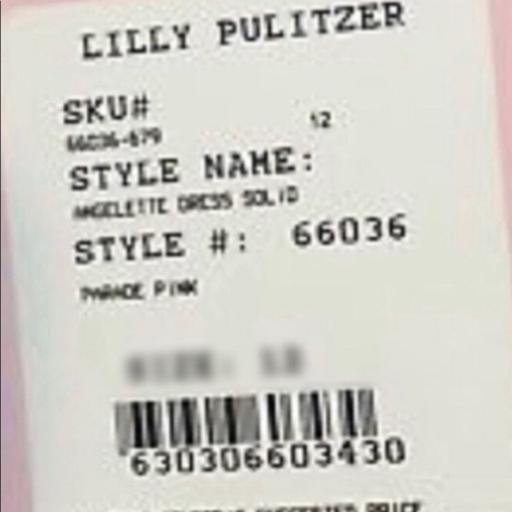 Lilly Pulitzer Pink “Angelette” Strapless Dress - Picture 2 of 5